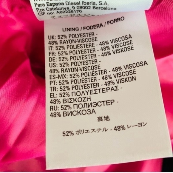 Diesel Oversized Slouchy G Matis Drawstring Pop Art Jacket Coat - Picture 15 of 16